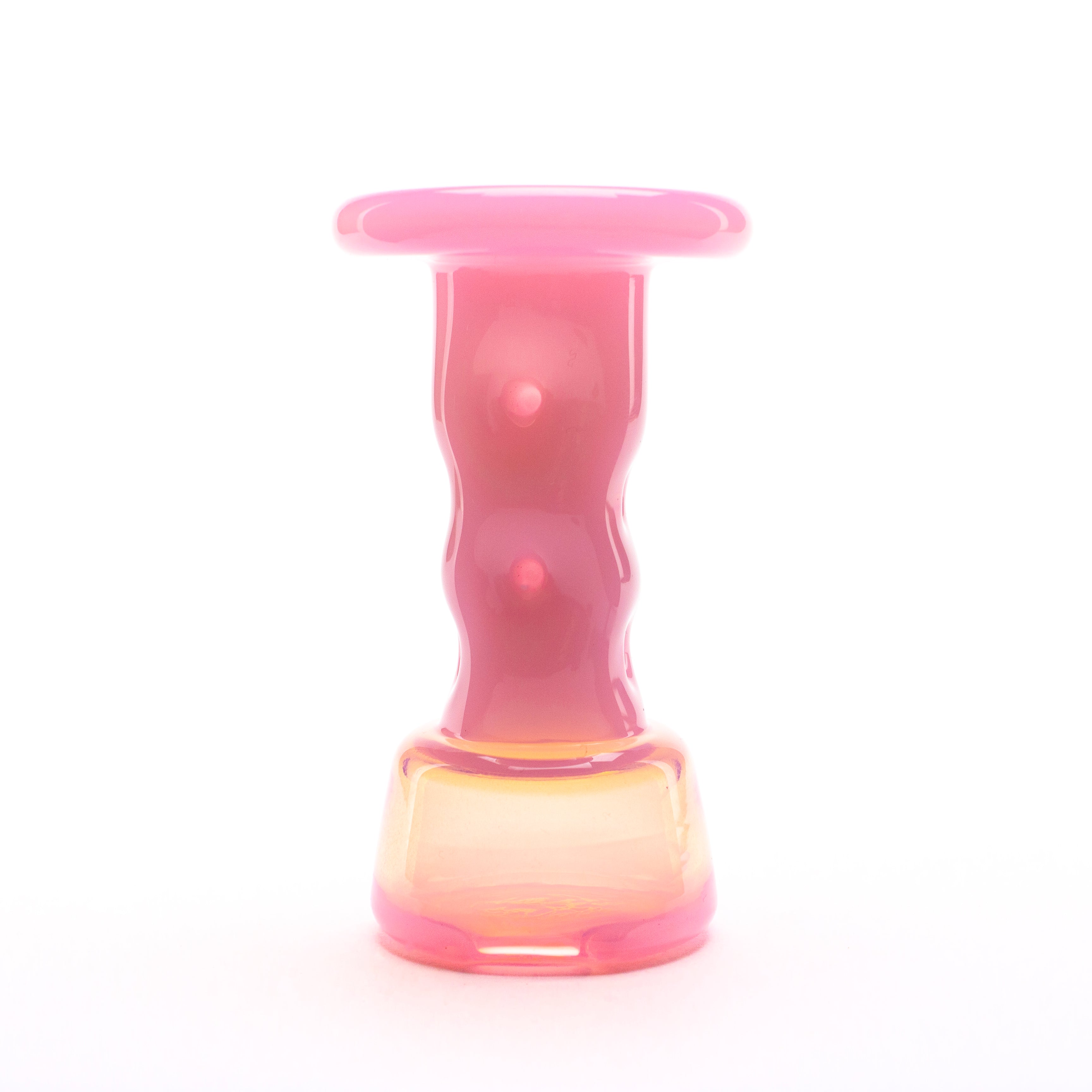 Durin Glass Milky Pink Cooling Tower Dry Top Attachment #DUR28 - Planet Caravan